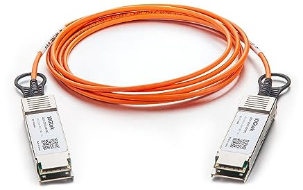 10Gtek 40G QSFP+ AOC Cable - 40GBASE Ethernet Active Optical Cable for IBM/Mellanox, 2-Meter