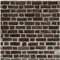Wallario Glasbild Ziegelsteinwand in braun - Backsteine - 55 x 55 cm Wandbilder Glas in Premium-Qualität: Brillante Farben, freischwebende Optik