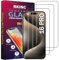 RKINC Screen Protector [3-Pack] for iPhone 16 Pro, Tempered Glass Film Screen Protector, 0.33mm [LifetimeWarranty][Anti-Scratch][Anti-Shatter][Bubble-Free]