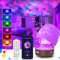 JIAWEN LED-Sternenhimmel-Projektor, HiFi-Bluetooth-Lautsprecher Nordlichter, Wiederaufladbares Galaxie-Projektor-Nachtlicht mit 36 ​​Lichteffekten, Umgebungslicht für Kinder/Erwachsene Geschenke