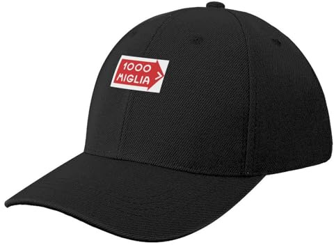 CIZIEOE Baseball Kappe Baseball Cap Mille Miglia Baseball Cap Teemütze Luxus Bommelmütze Gentlemanmütze Hüte Frau Männer
