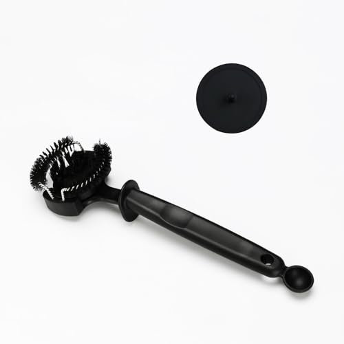 Kit Brosse de Nettoyage pour Machine à café Expresso avec Disque de Nettoyage Porte-Filtre (51mm Brush and Disc)