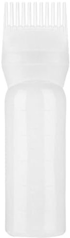 Botella de peine de tinte para el cabello, botella aplicadora de peine de raíz, botella aplicadora de aceite para el cabello, botella aplicadora de tinte para el cabello, botella aplicadora de peine