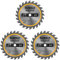DEWALT DT20420-QZ Construction Circ Saw Blade Cordless - Framing 115mm 24T (Pack of 3)
