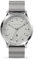 Lilienthal Berlin Herrenuhr Huxley in Alabaster White – Armbanduhr am Silber glänzenden Mesh-Armband – aus 316L Chirurgenstahl mit einem Quarzuhrwerk & saphirgehärtetem Mineralglas – 40 mm