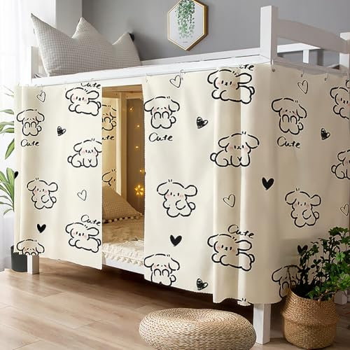 Bettvorhang Hochbett Kinder Etagenbett Vorhang Bettvorhänge Schlafzimmer Betthimmel Mädchen Jungen Bettzelt Schlafsaal Bett Vorhänge Cartoon Schlafzelt Kinderzimmer Bett Zelt Umrandung 2x1.15m (LxH)