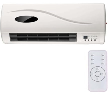 TERMOVENTILATORE CERAMICO DA PARETE ZEPHIR ZMW1909B 2000 W TIMER 2 LIVELLI DI POTENZA BIANCO (Ricondizionato)