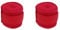 LOLPALONE 2 Stück 2,5 m Eslatic Cotton Sport Strap Boxing Bandage für Muay Thai Taekwondo Hand Wrap Rot