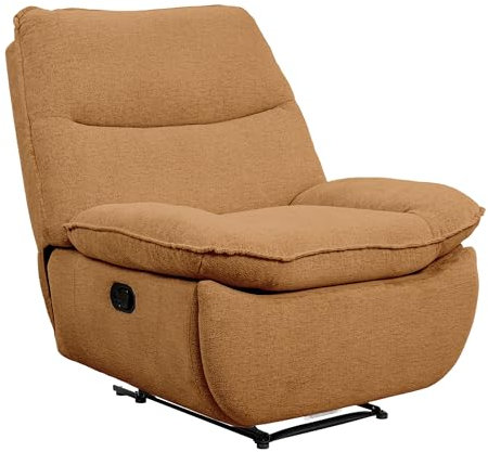 FLEXISPOT Poltrona Relax XC6 Lite, Reclinabile Pushback con Schienale Regolabile, Poltrona TV da Soggiorno o Camera da Letto, Colore Marrone