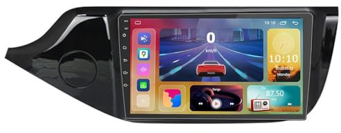 Android 14 Radio Estéreo 9 Inch Pantalla Táctil Capacitiva Navegación GPS 4 Core USB 4G Red WLAN Bluetooth para KIA Ceed 2012-2016 Audio FM/Am/RDS Radio Video Player WiFi SWC