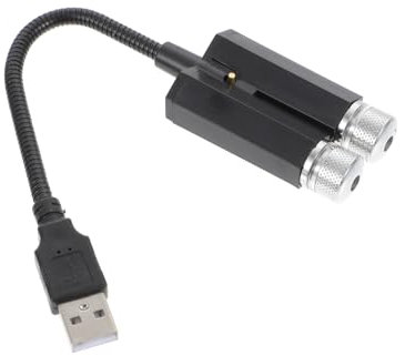 Yardenfun USB Car Star Light Projector Night Light Atmosphere Accessory for Ceiling Romantic LED Nebula Effect Compatible with USB Ports for Car Decoration and Mood Setting