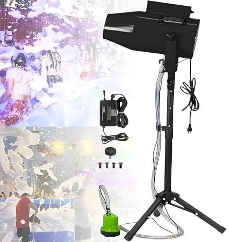 YANDDEA 1000 W Hochleistungs-Schaummaschine, Pool-Wasserspielzeug für Kinder und Erwachsene, kommerzieller Outdoor-Schaumblaster für Party-Events – Sommer-Wasserspielzeug mit Verstellbarer Kanone