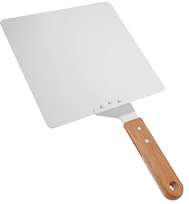 Pizzaschaufel aus Edelstahl und Holz, 1 Stück, Ergonomisch