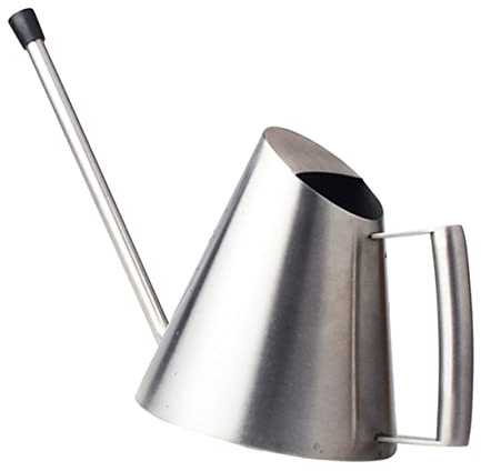 Gatuida Arrosoir Long Bec INOX 400 ML pour Jardinage Intérieur Et Extérieur, Pot D'arrosage pour Plantes Succulentes Et Fleurs, Accessoire Pratique pour Balcon Et Bonsaï, Arroseur Solide Et Précis