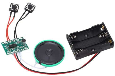 Aumotop Soundmodul DIY Vier Minuten Aufnehmbarer Chip für Spieluhr-Geschenkboxen Weihnachten, Batteriebetrieben