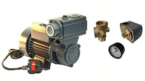 Wasserpumpe 250W 35 l/min inkl. Druckschalter Gartenpumpe Hauswasserwerk Kreiselpumpe
