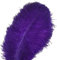 Crenze 10Pcs Straußenfedern 12-14Inch (30-35cm) Für Haus Hochzeitsdekoration bietet (Lila)