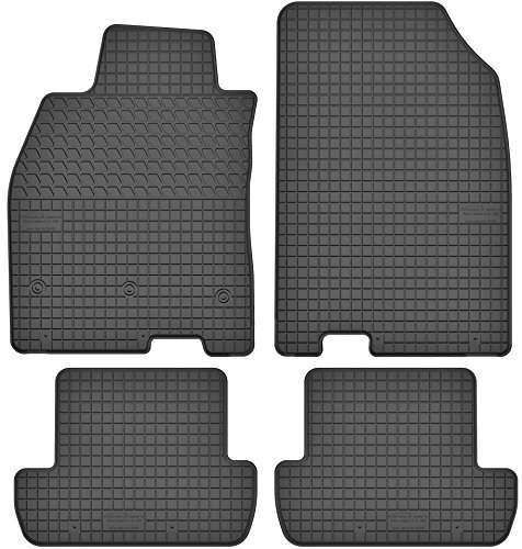 Motohobby Jeu de tapis de sol en caoutchouc pour Renualt Megane III (2008-2016) - Ajustement parfait