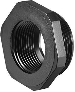 sourcing map Reduzierbuchsen mit Gewinde Nylon Stecker M32 Außengewinde auf M25 Innengewinde