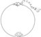 Happiness Boutique Damen Lotus Armband in Gold - Rosegold, Silber | Filigrane Armkette mit Lotusblume Anhänger | Edelstahlschmuck
