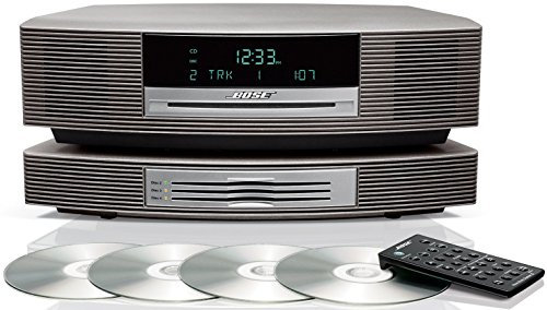 Bose Wave Musiksystem mit Multi-CD-Wechsler – Titan-Silber, kompatibel mit Alexa Amazon Echo