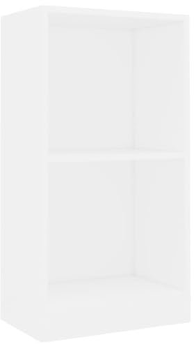 vidaXL Bücherregal Weiß 40x24x75 cm Holzwerkstoff, Bücherregal, Bücherregal, Lagerregal, Aufbewahrungsschrank, Bücherregal, Lagerregal, Buchständer