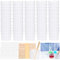 UTRUGAN 150 Stück Mischbecher Set 50 Stück 30ml Kunststoff Messbecher Mischbecher mit 50 Stück 3ml Tropfer Mischbecher mit 50 Stück 114x10x2mm Rührstäbchen für Labor, DIY, Küche