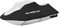 NEVERLAND Jet Ski Bootsabdeckung 210D Bootspersenning Jet Ski Cover wasserdichte Motorbootabdeckung Bootsabdeckplane Bootsplane für Motorboote Schwarz + Silber