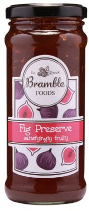Bramble Foods | Vasetto Confettura Inglese | Marmellata di Fichi - 1 x 340 Gr | Composta di Frutta