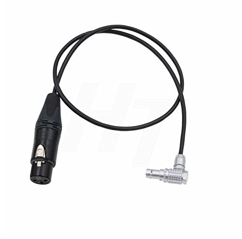 HangTon - Cavo audio microfono XLR 3 pin ad angolo retto 6 pin per fotocamera ARRI Alexa Mini LF
