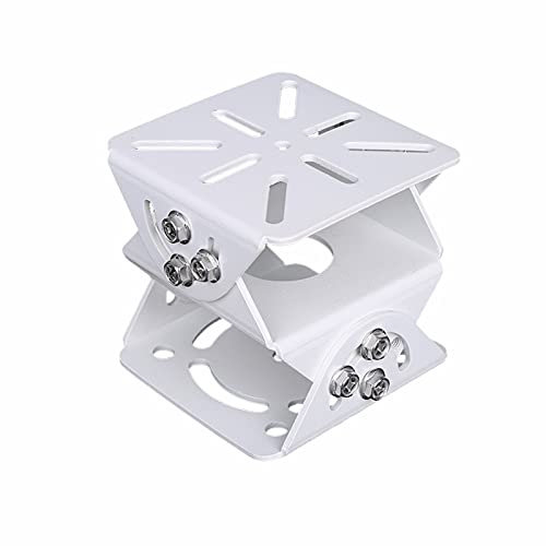 WiTi Universal Joint Mount for Security Camera, 3-Axis Bracket Adjustable Solid Metal Base,Connector Suitable for CCTV Cameras Installation inddor and outdoor