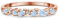 Bishilin Ring Damen Silber 925, Frauen Ringe Schmal mit Mondstein Bandring Verlobungsring Nickelfrei Freundschaftsing Rosegold Größe 54 (17.2)