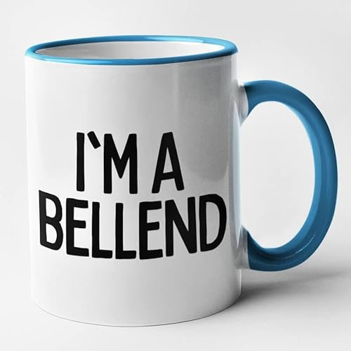 I'm A Bellend Mug - Funny Bell End Nob Mug (Blue)
