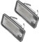 X AUTOHAUX 2pcs LED License Plate Light Car Number Lamp Replacement White Light