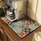 Morbuy Tapis Égouttoir Machine à café, Motif de carreaux Tapis de Séchage Vaisselle Super Absorbant, Tapis Évier Cuisine à Séchage Rapide, pour Les Comptoirs de Bar (30x40cm,rouge Bleu)