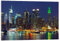 Posterlounge New York City in der Nacht über dem Hudson River Acrylglasbild 120 x 80 cm Wandbilder Wanddeko