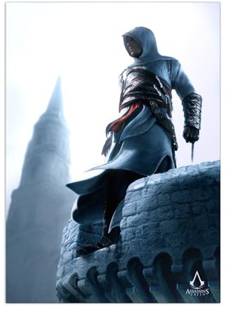 Displate Offiziell Assassin's Creed MetallPoster Magnetische Befestigung Inklusive Lizenziert Bilder Hochwertiges PosterAssassin's Creed Altair - Altair Logo 45 cm x 32 cm