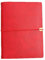OkiiO A5 Leather Binder Notebook PU Journal Writing Notebook Diary Carta intercambiabile, Pelle PU morbida fine,Metal Binder,Pizzo,Carta di qualità,100 g/m²,160 Pagine