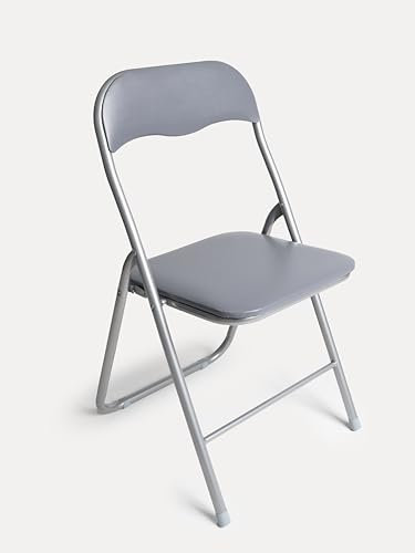 VIP HOGAR Set 6 SILLAS Plegables Polo (Gray)