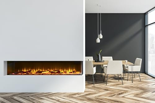 Acantha Aspire Corner View Media Wall Electric fire (61/155cm)