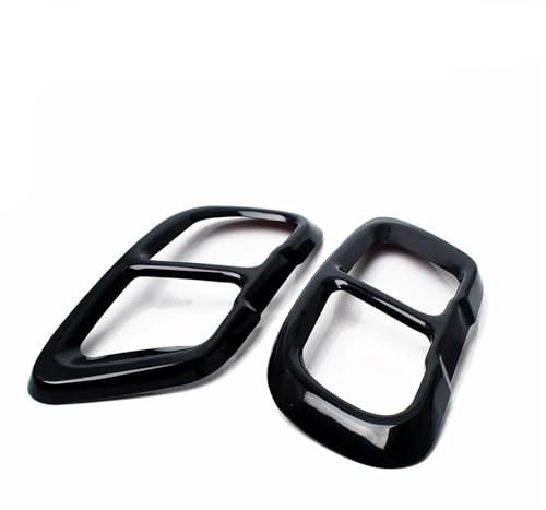 Auto Zubehör Schalldämpfer Auspuff Schwanz Abdeckung Trim Außen Aluminium 2 Stücke Für B&MW X5 G05 X6 G06 X7 G07 2019-2021 Auspuffblenden
