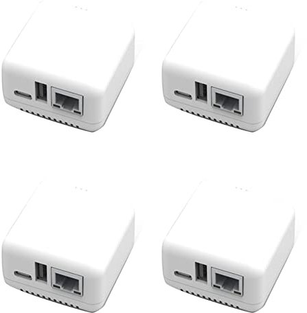 Daconovo 4X Server di Stampa USB 2.0 di Rete Mini NP330 (Versione di Rete), 750077049