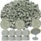 Salbeigrün Wachs Achteckig Wachssiegel Stempel, 300 Stück siegelwachs Perlen, für Vintage Siegellack und Brief, Einladungen, Karten, Paket Geschenk (Salbeigrün)