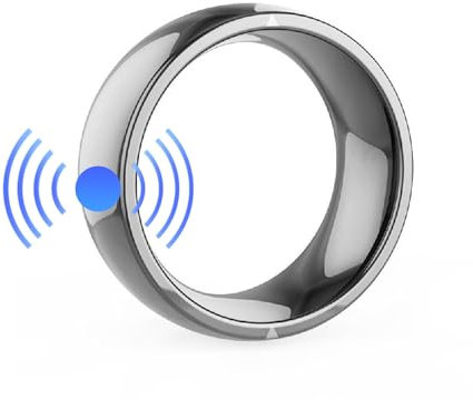 LadPumly Smart Ring Neue Technologie NFC ID IC M1 Magischer Fingerring for Android IOS Windows NFC Telefon Mann Smart Schmuck Zubehör R4(10#)