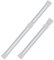 Spannstange Ohne Bohren 2 Stück Vorhangstange Ohne Bohren, Ausziehbar & Rutschfest, Verstellbare Gardinenstange, Ausziehbar Duschstange, Für Schränke, Fenster, Kleiderschrank, Weiß, 30-50cm
