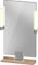 Duravit Sivida Spiegel, Chrom, 450x36x650mm, Aufsatzleuchte, Sensorschalter, Netzanschluss, SV7420010, Farbe: Eiche Marmoriert
