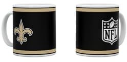 New Orleans Saints NFL American Football – Tasse Becher Kaffeetasse Kickoff – Mattes Design zur Season 2024/2025 – 330 ml – Keramik