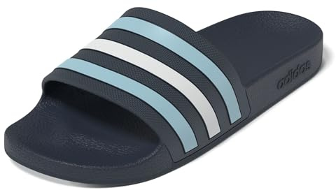 adidas Unisex Adilette Aqua Slides, night navy/icey blue/ftwr white, 39 EU
