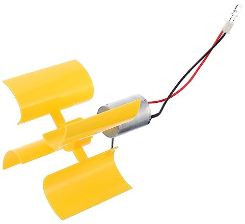 BEBEMOKO Generador de Turbinas de Viento Micro para Enseñanza DIY de Aerogenerador Consumo Kit Educativo para Experimentos de Energía Eólica