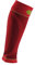 Bauerfeind Kompressions-Wadenbandage „Sports Compression Sleeves Lower Leg“, 1 Paar Sleeves für die Waden, Unisex, Beinstulpen für Ball- & Ausdauersportarten, Rot, XL extra lang